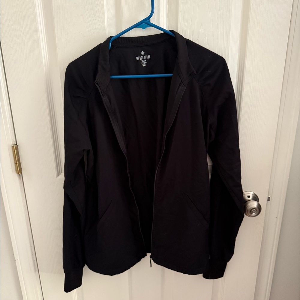 Med Couture Women's Black Scrub Jacket